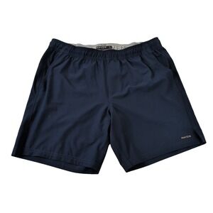 Maven Co Op Active Stretch Shorts Men L Navy Blue Lighweight Athleisure Workout